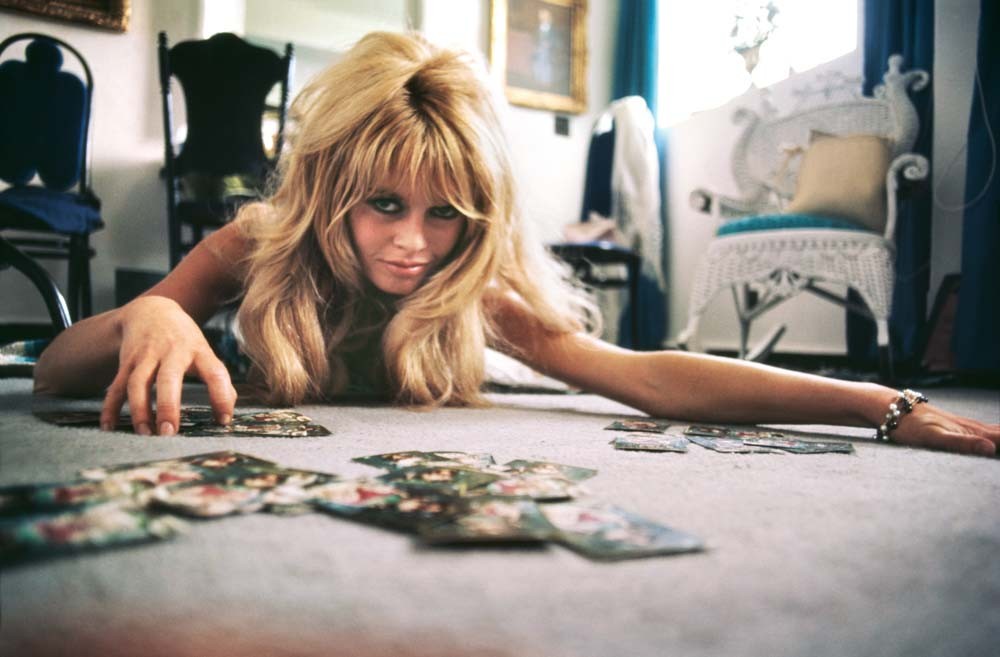 Photographie grand format de la star française Brigitte Bardot.